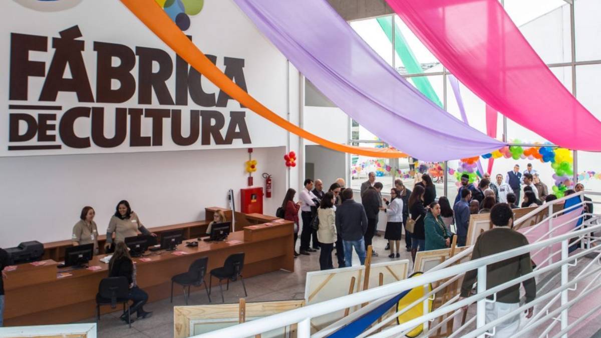As Fábricas de Cultura são equipamentos culturais da Secretaria da Cultura, Economia e Indústria Criativas do Estado de São Paulo, gerenciados pela organização social 'Poiesis', e estão presentes na zona norte e sul da Capital, além de Diadema, Osasco e Iguape. Foto: Reprodução/Fábricas de Cultura