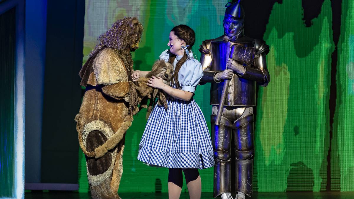 Teatro Claro Mais SP, na Vila Olímpia, zona sul da Capital, receberá aos fins de semana de janeiro e fevereiro (de 4/1 a 22/2), o musical "O Mágico de Oz - Versão 2025, dirigido por Billy Bond. Foto: Bianca Tatamiya/Divulgação