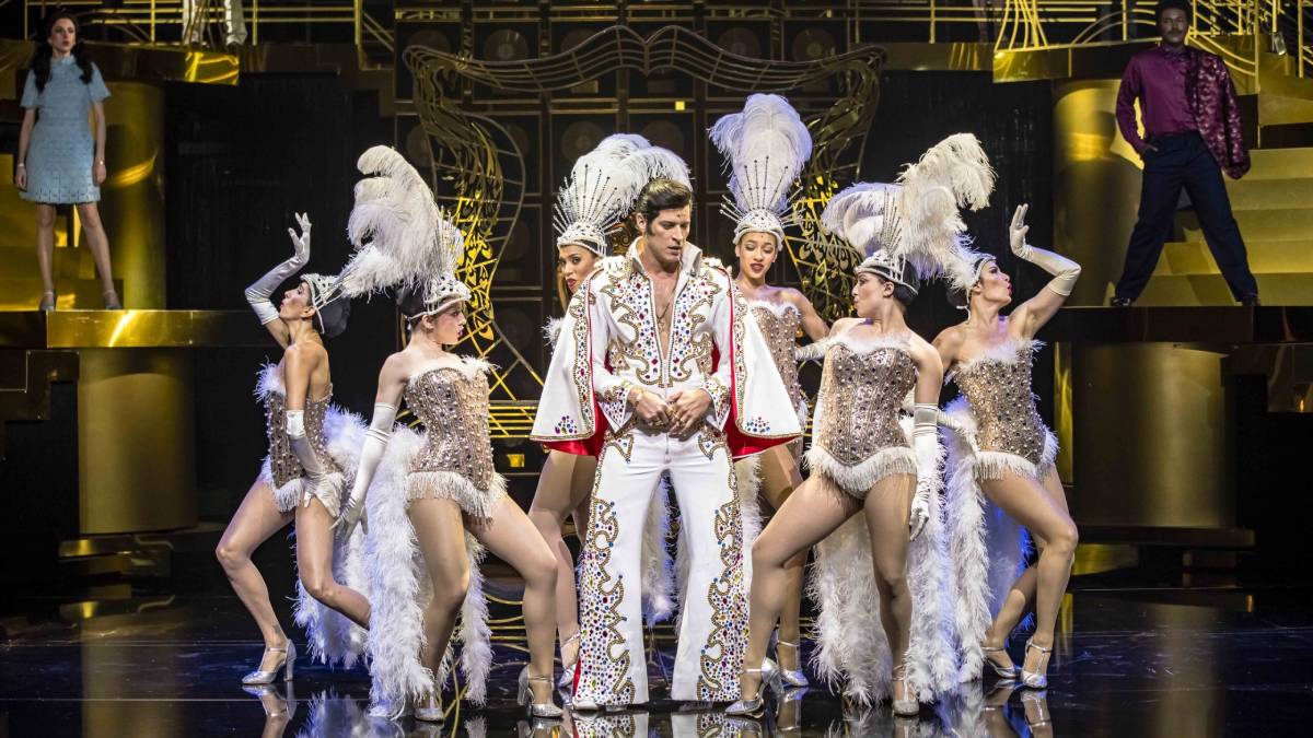 Com direção, versão e adaptação de Miguel Falabella, 'Elvis: A Musical Revolution', que já passou por países como Austrália e Estados Unidos, contou a saga do astro do rock através de suas músicas, com sucessos de diversas fases da carreira de Elvis. Foto: Caio Gallucci/Divulgação