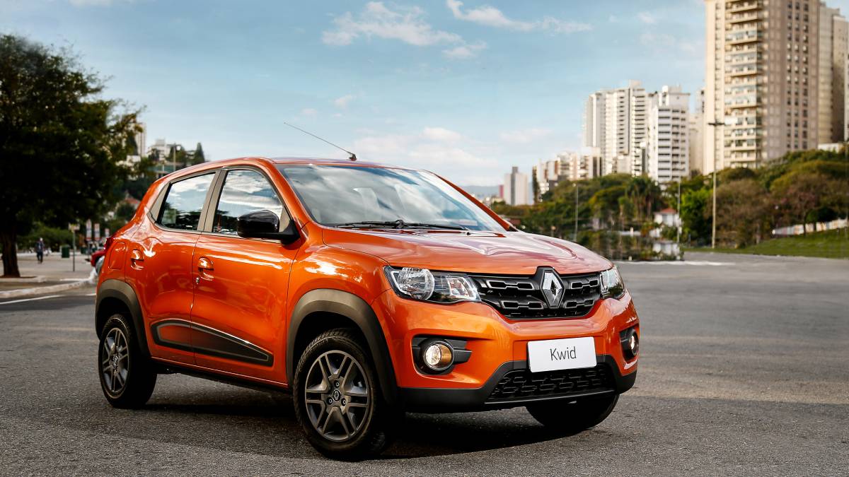 O Renault Kwid 1.0 é o carro mais econômico do Brasil nos critérios do inmetro. Foto: Divulgação/Renault