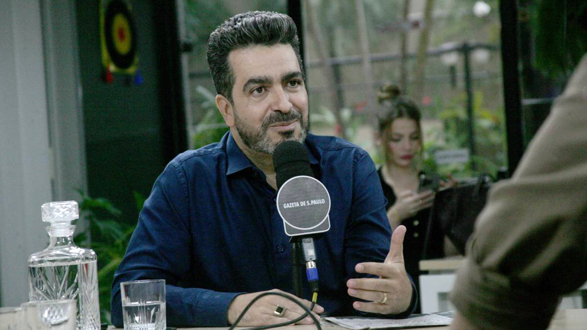 Leonardo Avalanche durante entrevista na redação da Gazeta/Thiago Neme/Gazeta de S.Paulo