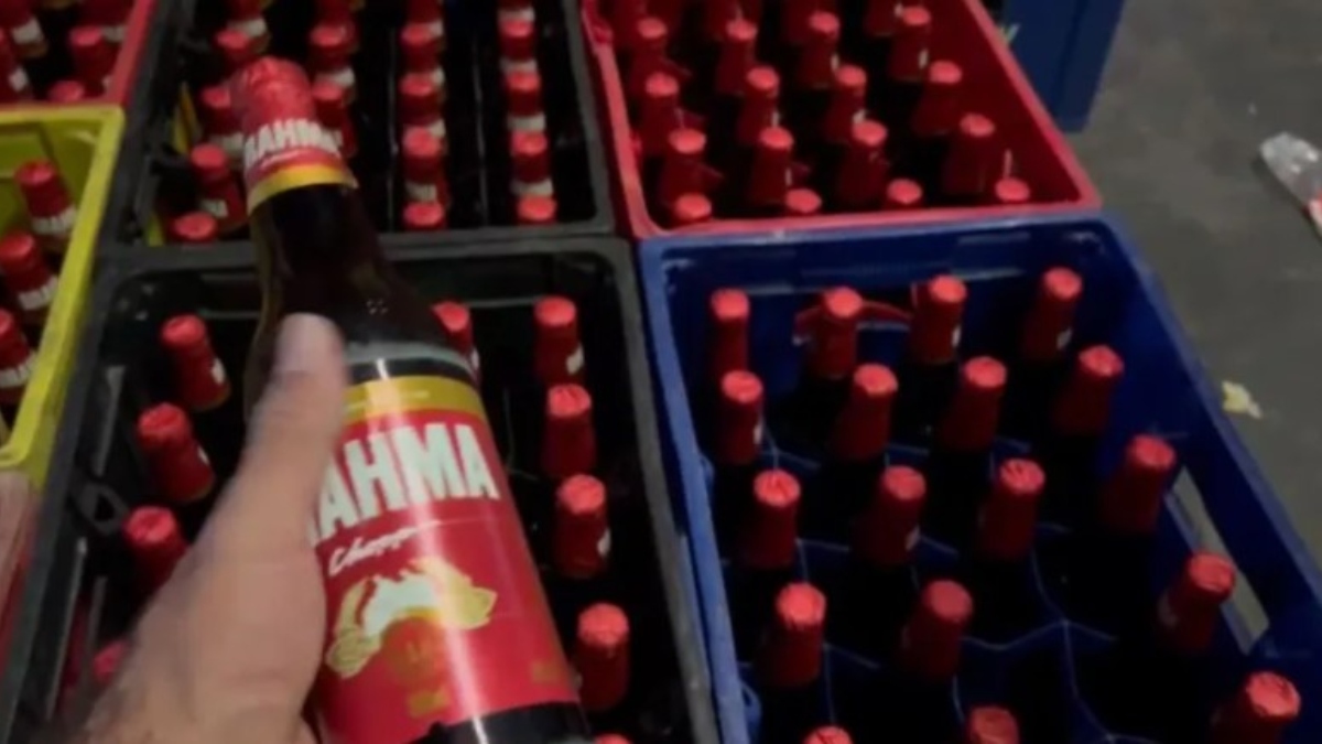 Cervejas mais baratas eram colocadas com o rótulo da Brahma. /Foto: Reprodução/DEIC