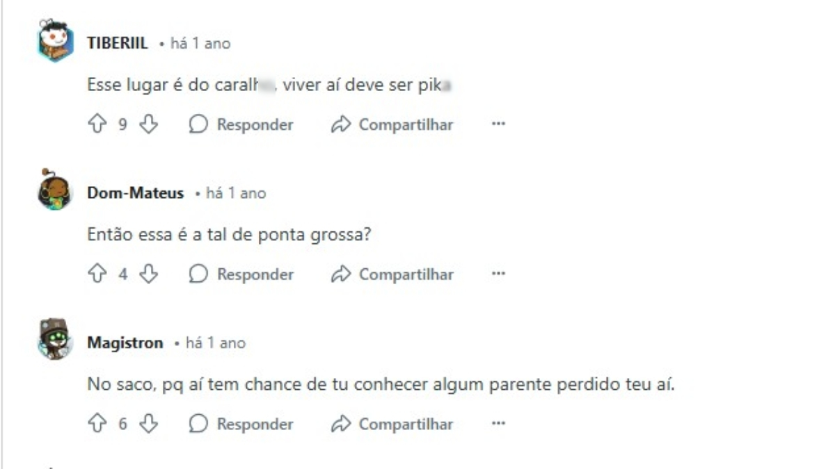Comentários Redit
