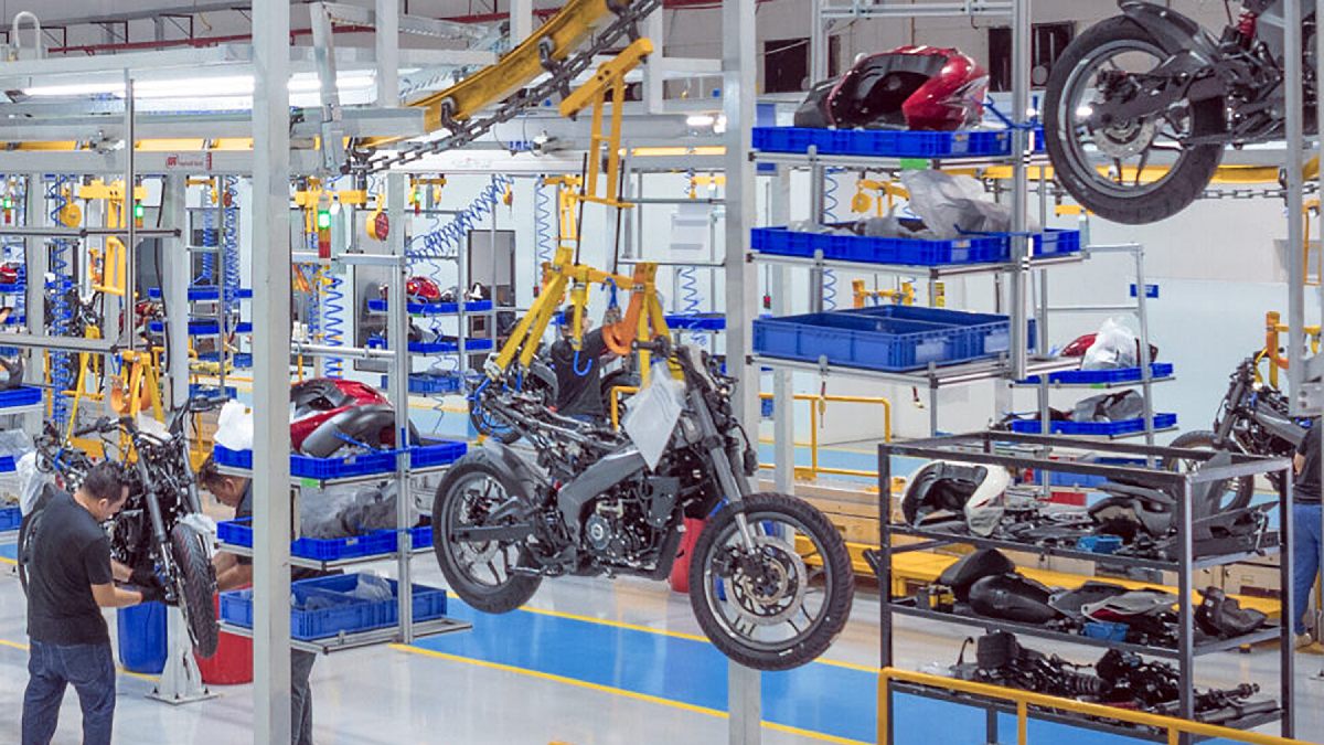 Fábrica da Bajaj no Polo Industrial de Manaus Divulgação