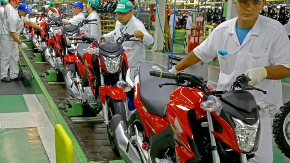 Fábrica da Honda no Polo Industrial de Manaus Divulgação