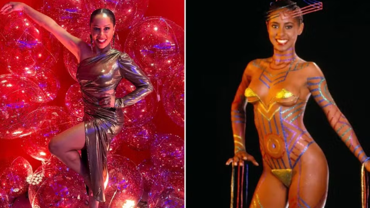 Valéria Valenssa fez sucesso nos anos 90 como dançarina das vinhetas de carnaval da Globo.