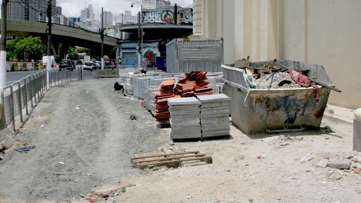 Intervenções deveriam ter sido concluídas até junho de 2023, mas a gestão do atual prefeito Ricardo Nunes concordou com o adiamento até agosto de 2025. Fotos: Thiago Neme/Gazeta de S. Paulo