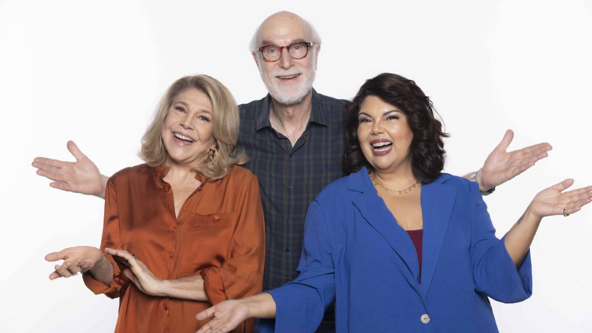 A versão brasileira da peça, dirigida por Odilon Wagner, é protagonizada pelas atrizes Fabiana Karla e Tania Bondezan, que dividem o palco com Tadeu Tosta e Rafael Alvim. Foto: João Caldas/Divulgação