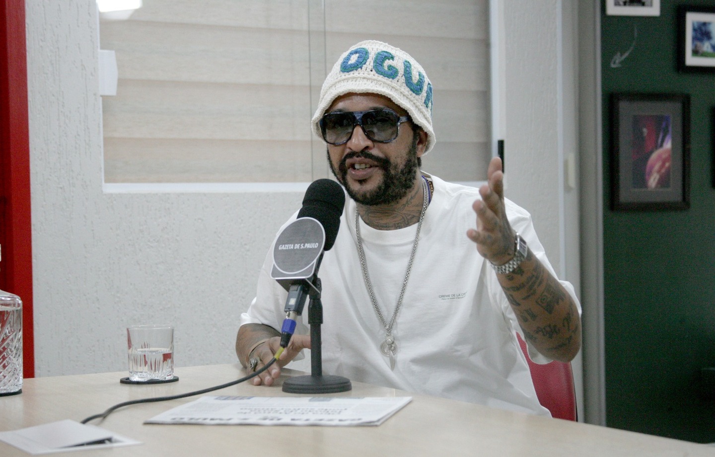 O cantor, compositor e artista plástico Max B.O./Thiago Neme/Gazeta de S. Paulo