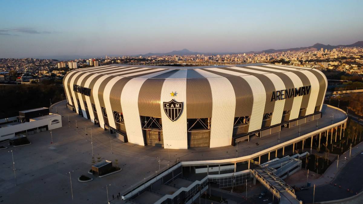 Arena MRV, casa do Atlético-MG, tem capacidade para 45 mil torcedores. /Foto: Pedro Souza/Atlético