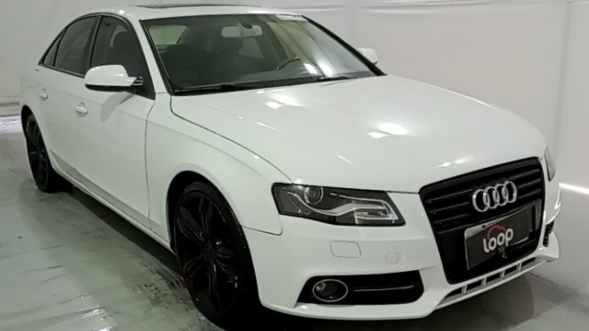 Modelo corresponde a um A4 2.0T 180HP branco, de 2011. /Foto: Divulgação