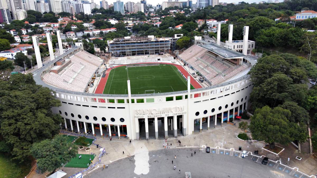 Mercado Live Arena Pacaembu tem capacidade para 40.199 torcedores. /Foto: Daniel Villaça/Gazeta de S.Paulo