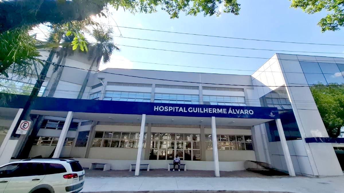 O Hospital Guilherme Álvaro, localizado em Santos, no litoral de São Paulo.