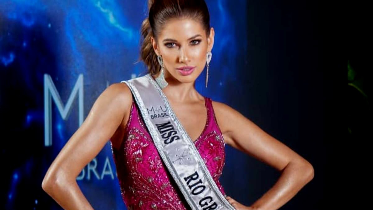 Miss Rio Grande do Sul, Aline Fritsch foi vice-campeã do concurso. Fotos; Reprodução/Instagram
