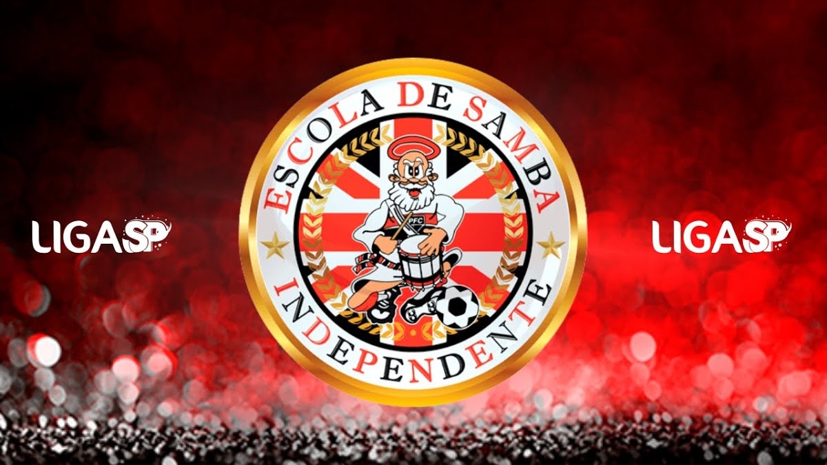 Independente Tricolor: A escola da principal organizada do Tricolor do Morumbi surgiu como bloco e para desfilar como escola no ano de 2000. A escola fica na Vila Guilherme, zona norte da Capital. Atualmente está no Grupo de Acesso I, após rebaixamento da elite em 2024 - (Reprodução/LigaSP)