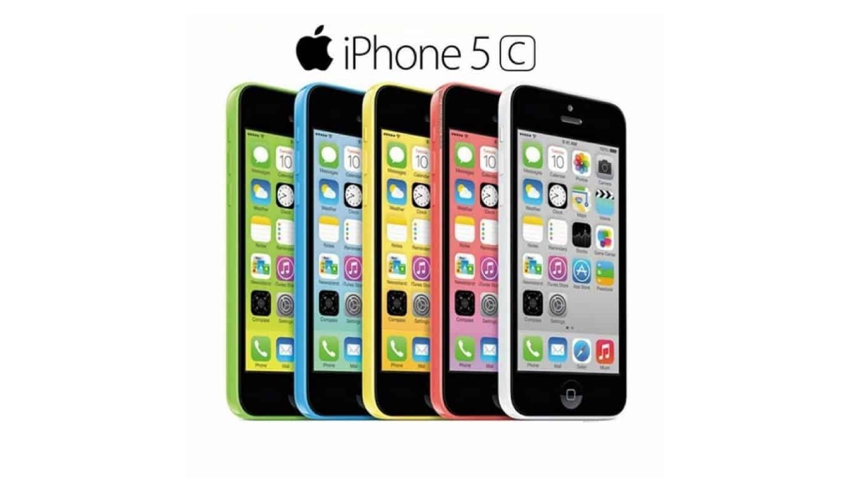 iPhone 5c foi lançado em 2013. /Foto: Divulgação