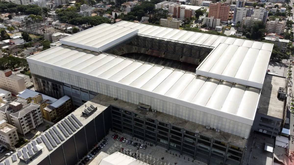 Ligga Arena, casa do rebaixado Athletico-PR, tem capacidade para 42.372 torcedores. /Foto: Divulgação/Athletico-PR