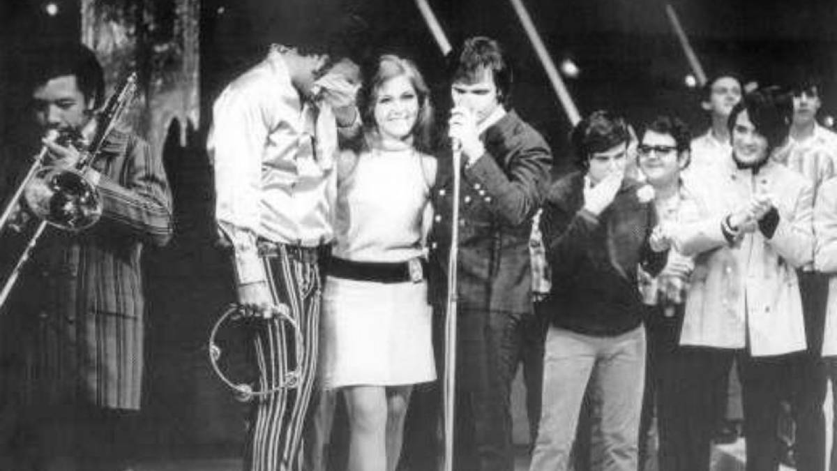 Conduzido por Wanderléa, Erasmo Carlos e Roberto Carlos, o programa 'Jovem Guarda' estreou na TV Record em 1965. Foto: TV Record/Acervo MIS