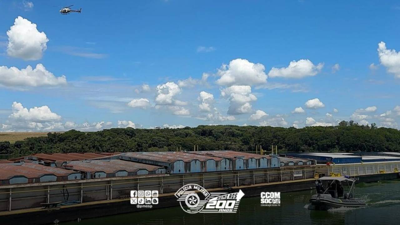 Agentes atuaram contra a pesca e caça ilegais para garantir a proteção ambiental e a segurança das regiões fiscalizadas. Divulgação/PMESP