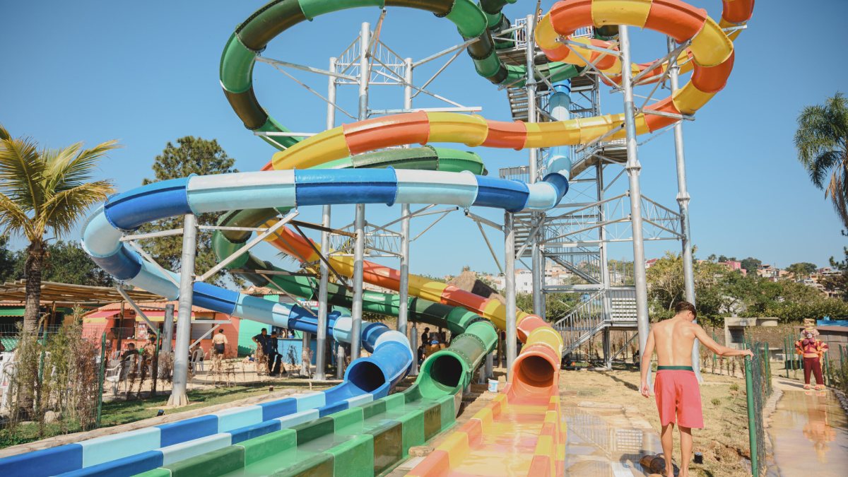E para finalizar a lista, localizado na cidade de Cotia (52 Km da Capital), o Thermas da Mata é um dos parques aquáticos mais novos de São Paulo. Foto: Divulgação/Thermas da Mata