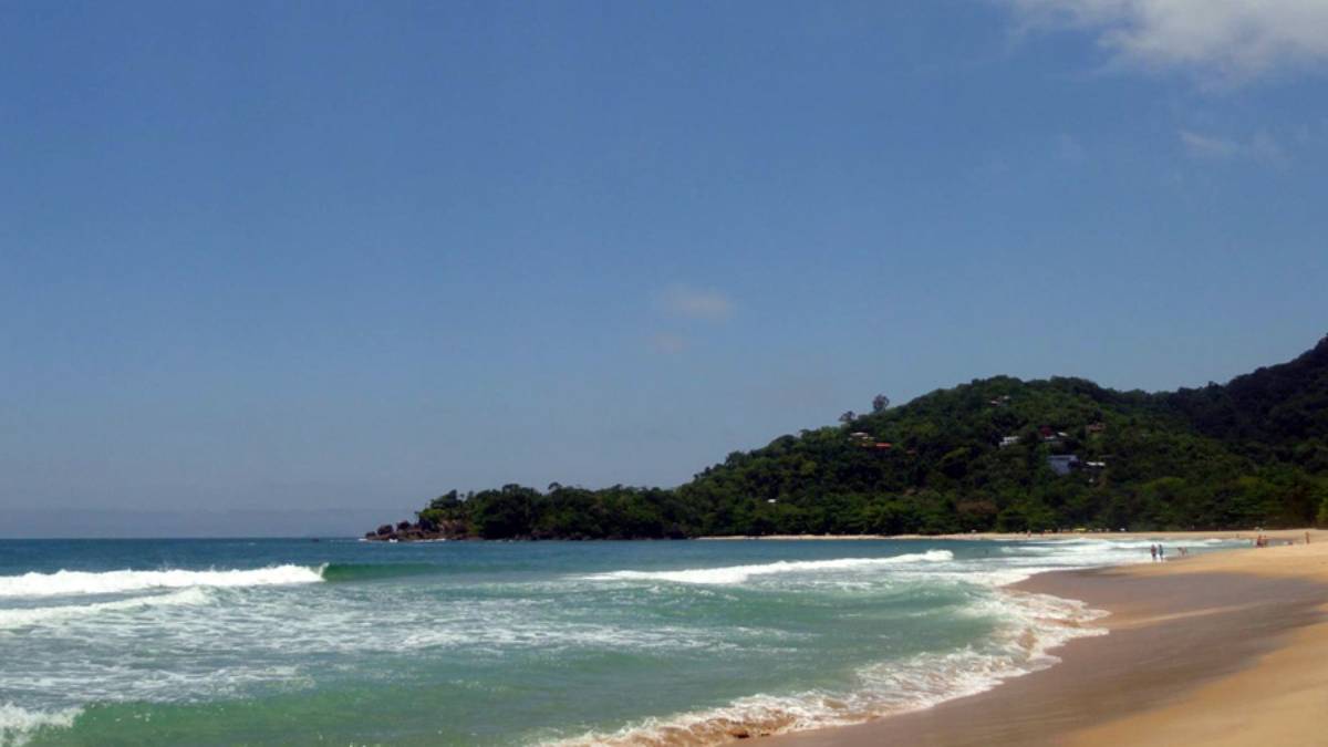 Praia do Félix, em Ubatuba, no litoral norte, foi a melhor avaliada. Foto: Divulgação/PMU