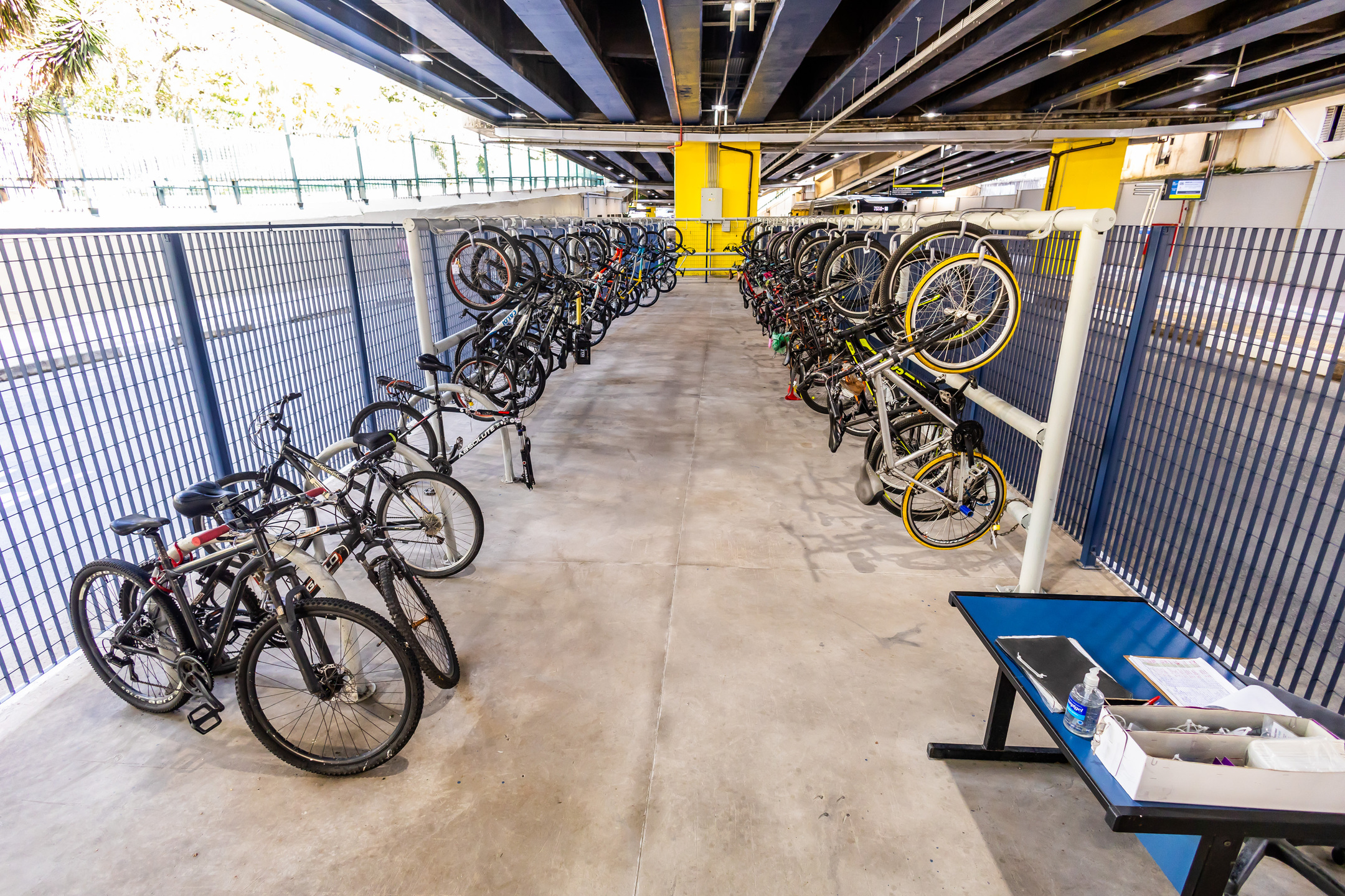 Bicicletário agora tem 90 vagas/Edson Lopes Jr/Secom