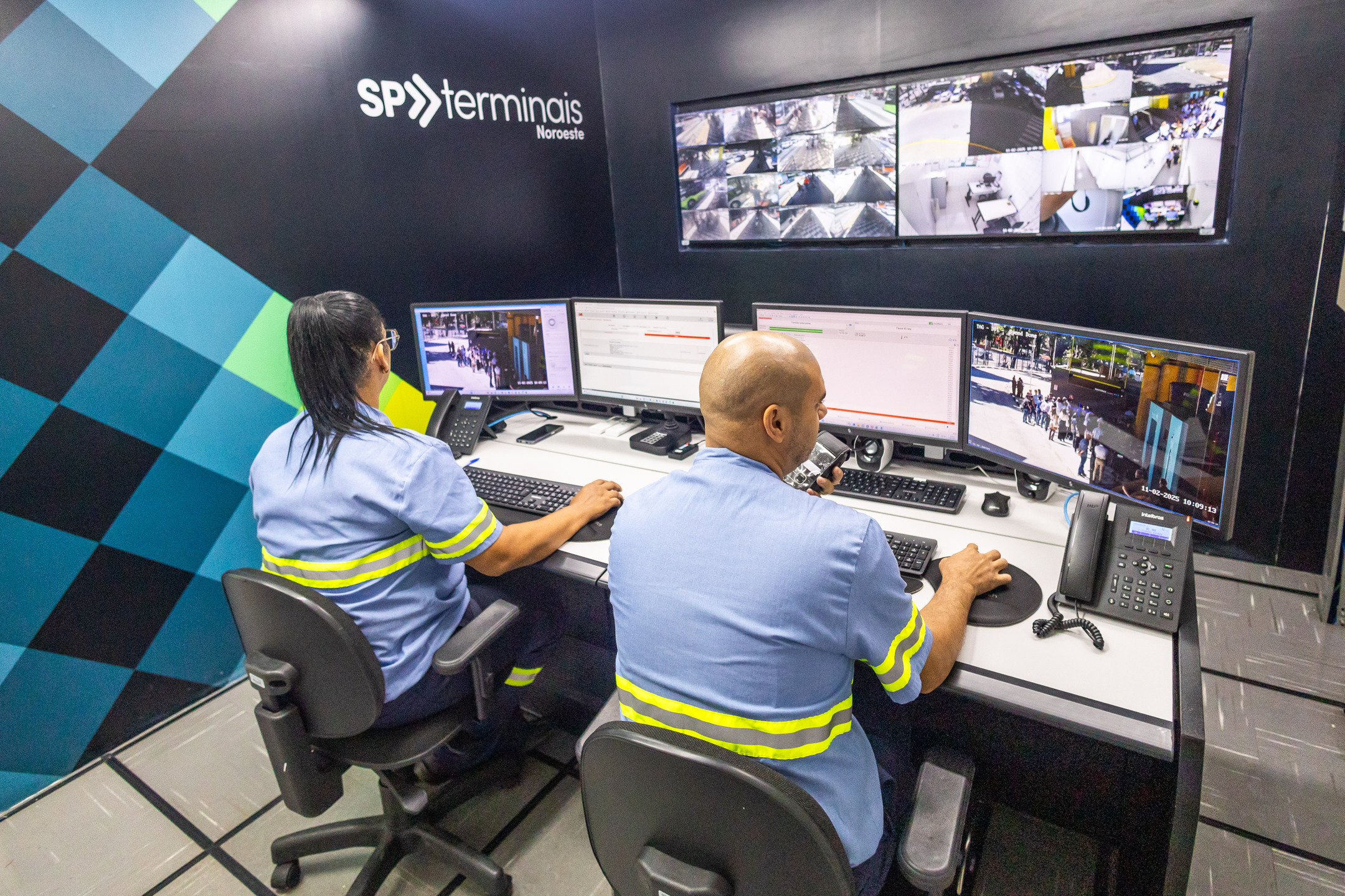 Centro de Controle Operacional do Terminal Amaral Gurgel, no centro de São Paulo/Edson Lopes Jr/Secom