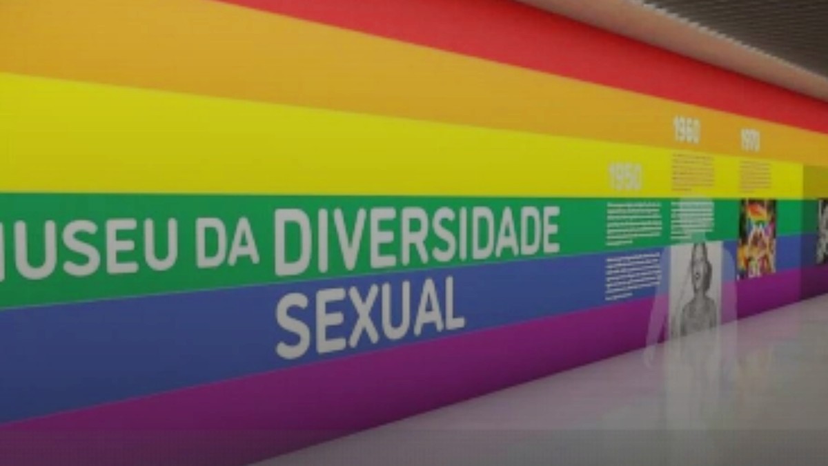 O Museu da Diversidade Sexual fica dentro do metrô (Foto: Divulgação/Museu da Diversidade Sexual)