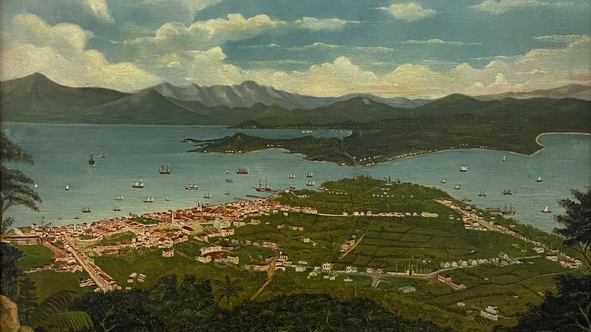 A história de Florianópolis começa no século XVI, quando os primeiros europeus chegaram à região.  Inicialmente habitada por povos indígenas, a ilha foi colonizada pelos portugueses, que fundaram a vila de Nossa Senhora do Desterro em 1673. Foto: Wikimedia Commons