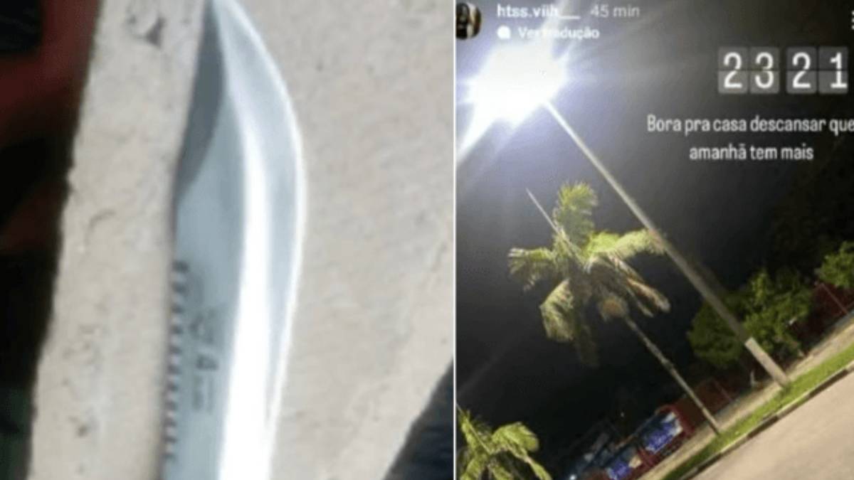 Print de uma publicação feita pela vítima em uma rede social na qual ela informava que estava voltando para casa na noite do dia 26 de fevereiro. Fotos Divulgação