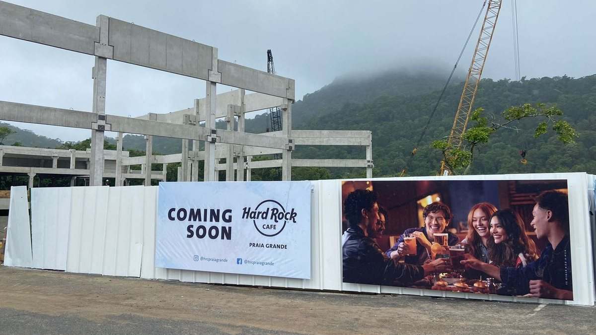 Unidade do Hard Rock Cafe ficará localizada no Litoral Plaza Shopping, na Praia Grande. Fotos: Divulgação