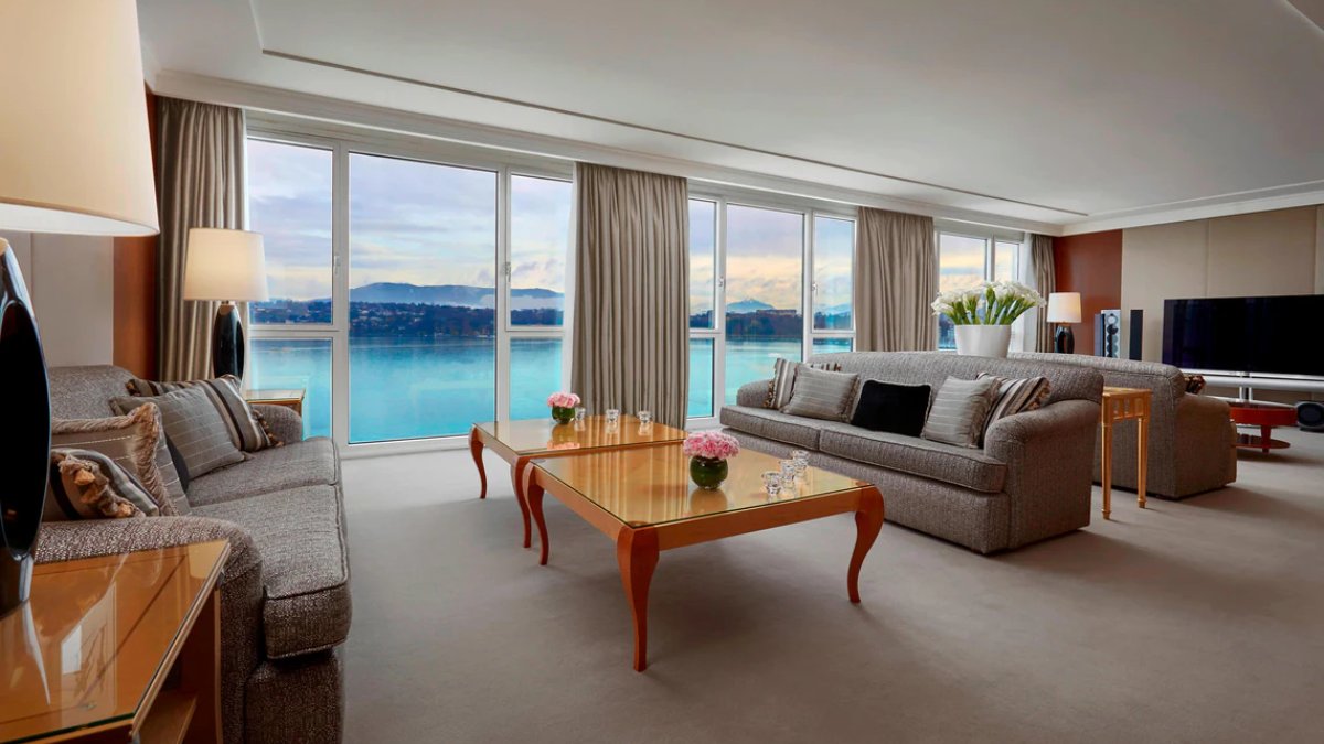 3. Royal Penthouse Hotel President Wilson (Genebra, Suíça). Foto: Divulgação/Hotel President Wilson