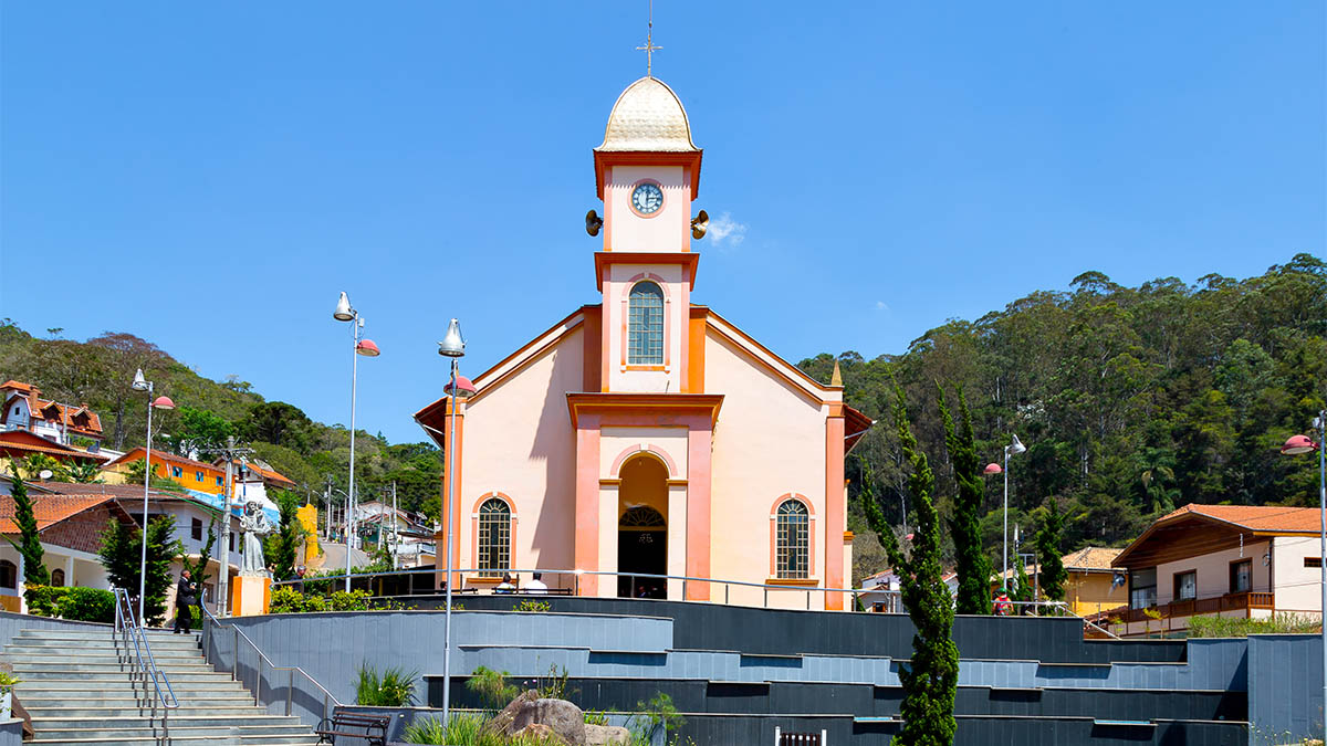Igreja Matriz de Santo Antônio do Pinhal - Foto: Wagner Ribeiro/Pousada Quatro Estações