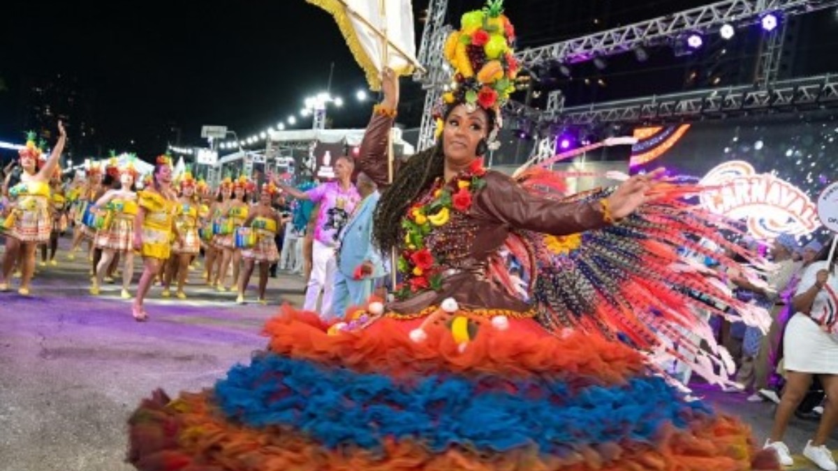 Imperatriz do Jaraguá venceu desfile do Grupo de Acesso de Blocos 2025 /Foto: Reprodução/Redes sociais
