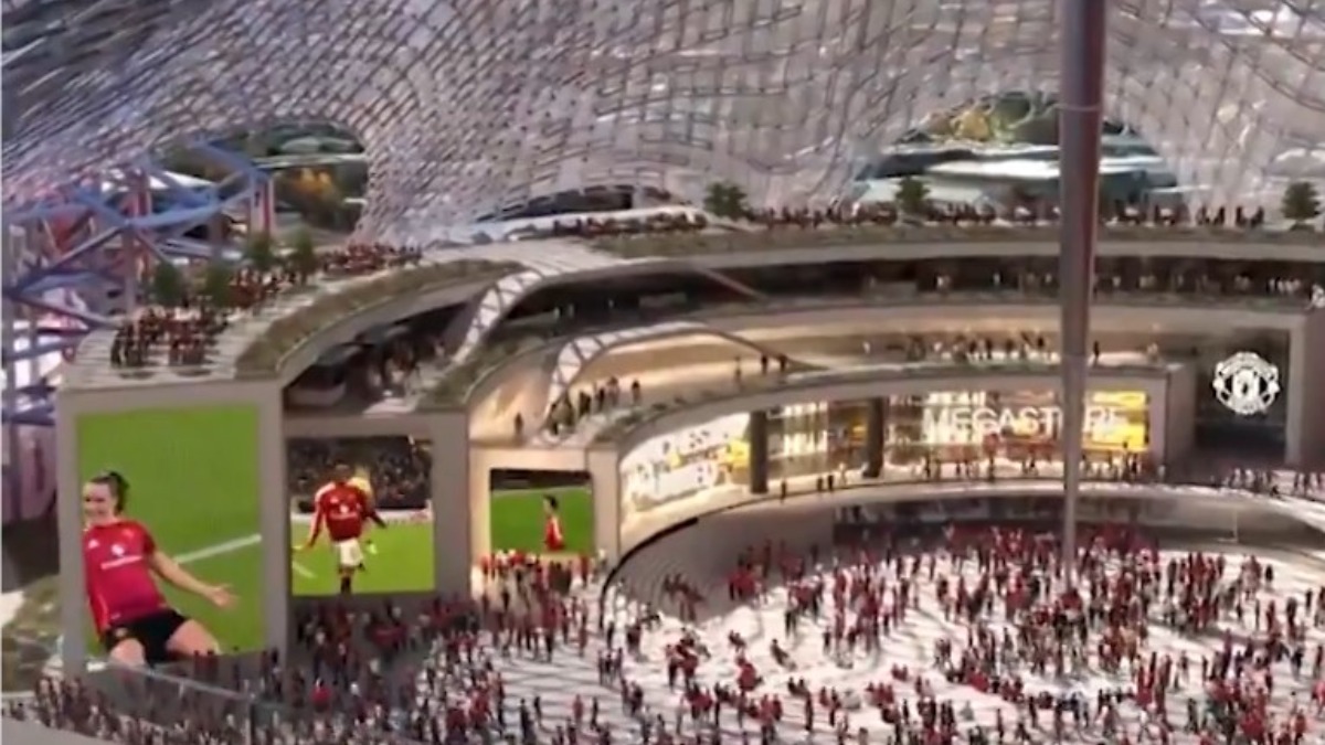 Projeto pretende construir um estádio mais moderno. /Foto: Reprodução/Mancheser United