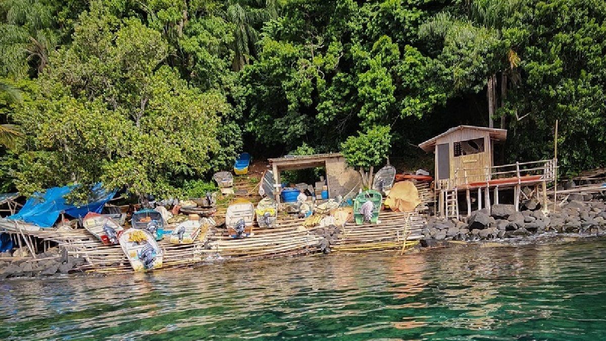 Quem gosta de gastar energia com caminhadas estará bem servido. É possível fazer uma trilha com duração aproximada de 50 minutos até o topo da ilha. São quase 300 metros de altura que permitem que os turistas, uma vez no topo, sejam capazes de observar todo o Canal de São Sebastião - (Rodrigo Nathan)