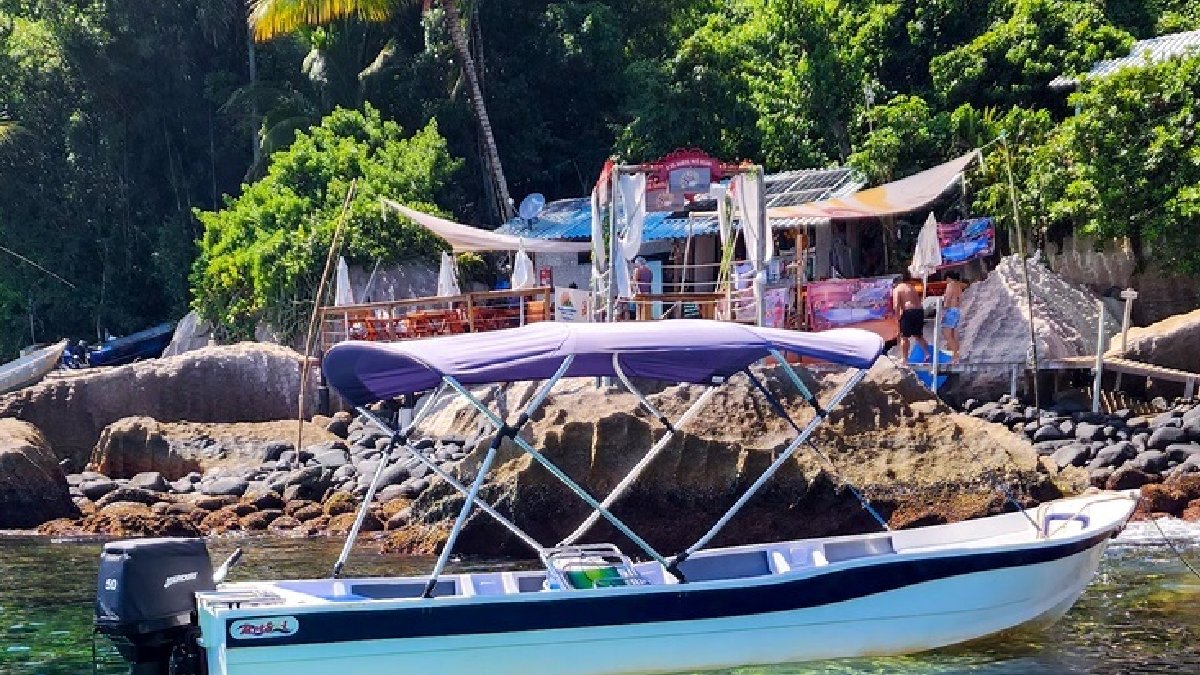 Assim como muitos destinos de ilha fabulosos, chegar à Ilha do Montão do Trigo não é muito simples. É preciso contratar um passeio particular de barco - (Rodrigo Nathan)