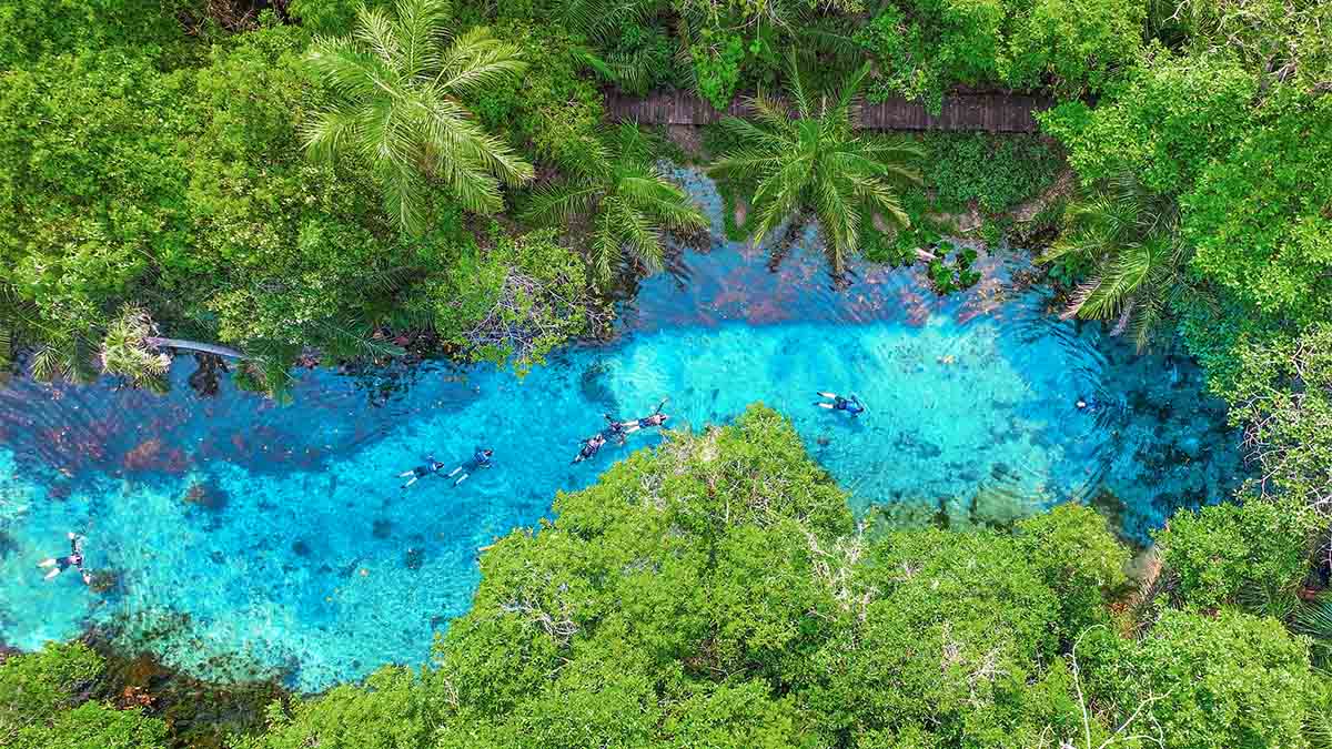Flutuação - Foto: Divulgação Nascente Azul