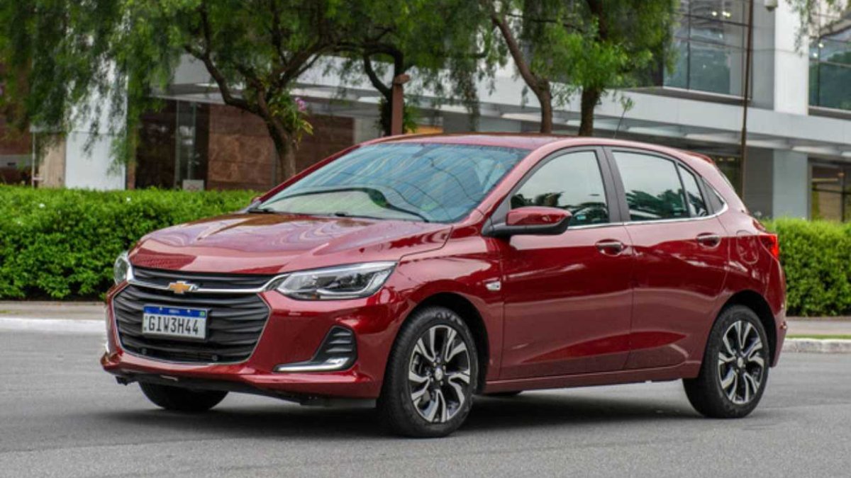 3º Lugar: Chevrolet Onix 1.0 (Foto: Divulgação/Chevrolet)