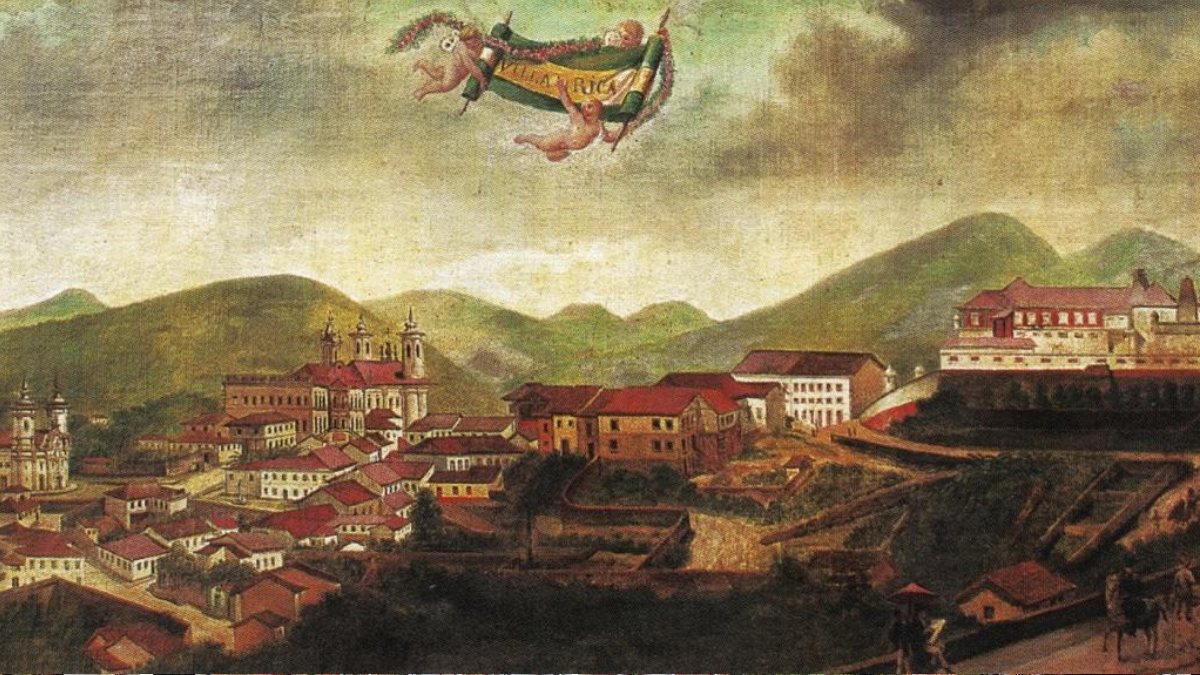 Fundada no século XVIII, durante o Ciclo do Ouro, Ouro Preto foi moldada por artistas e artesãos que trouxeram influências europeias e criaram um estilo singular. Foto: Wikimedia Commons