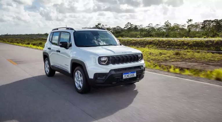 1º lugar: Jeep Renegade / 1.213 ocorrências em 2024. Foto: Divulgação