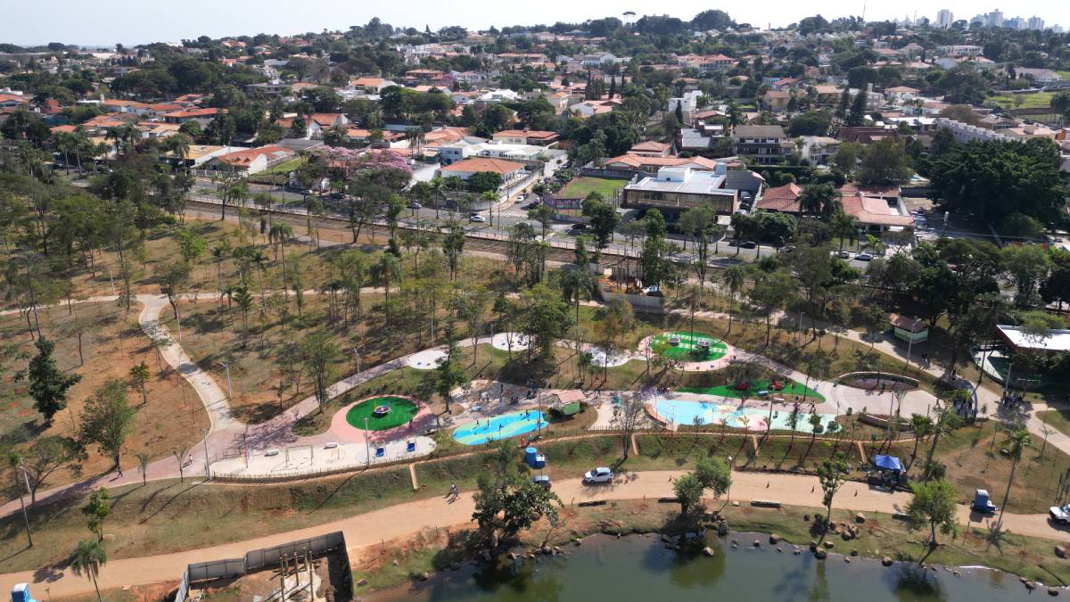 Espaço Taquaralzinho Isabela Tibúrcio Fermino tem atrações para as crianças. Foto: Carlos Bassan/Prefeitura de Campinas