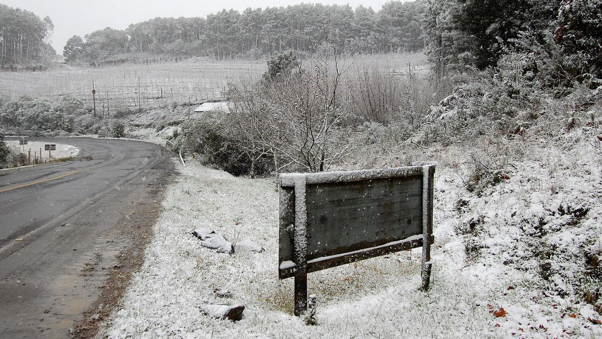 Em São Joaquim, Santa Catarina, é possível ver a neve (Foto: Arthur Puls/WikimediaCommons)