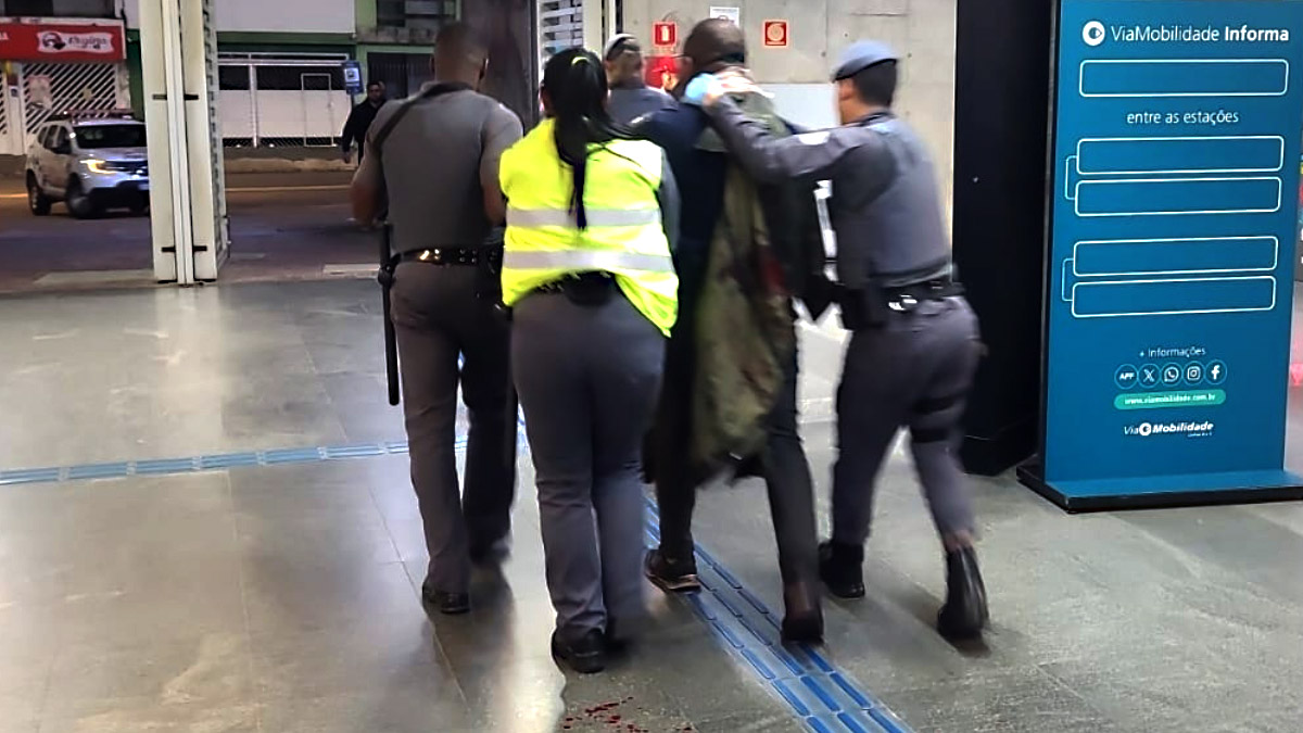 GCM baleado estação de metrô