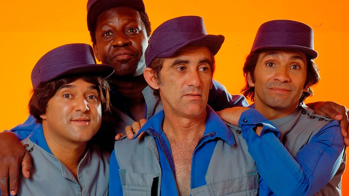 Os Trapalhões foi um grupo que conquistou muitos fãs por todo o Brasil. Renato Aragão (Didi), Dedé Santana, Mussum e Zacarias eternizaram momentos no programa da Rede Tupi (1974-1976) e TV Globo (1977-1995) - (Divulgação/TV Globo)