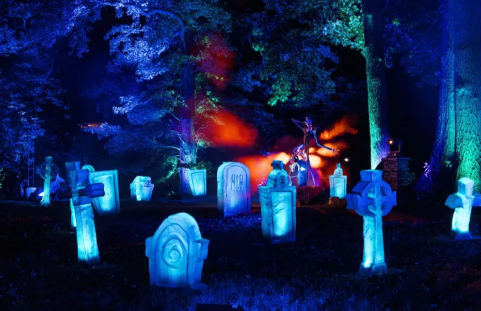 Experiência 'O Estranho Mundo de Jack de Tim Burton - Caminho de Luzes'. Foto: Divulgação/Avery Brunkus