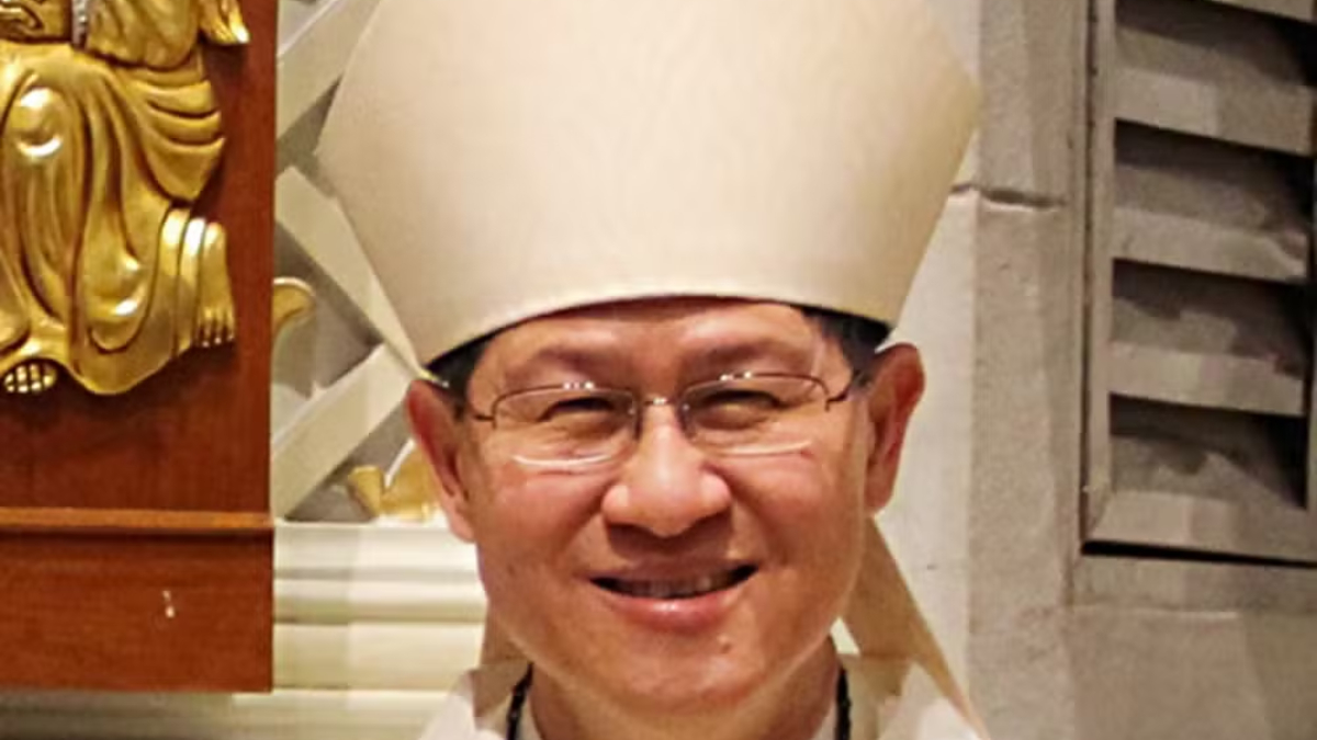 Cardeal Luis Antonio Gokim Tagle, Flipino de 67 anos. Foto: Perrant/Wikimedia Commons
