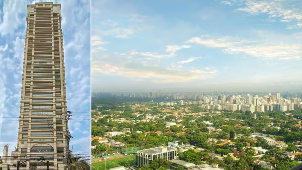 L'Essence possui 1,2 mil metros quadrados e fica no topo de um edifício de 120 metros de altura.