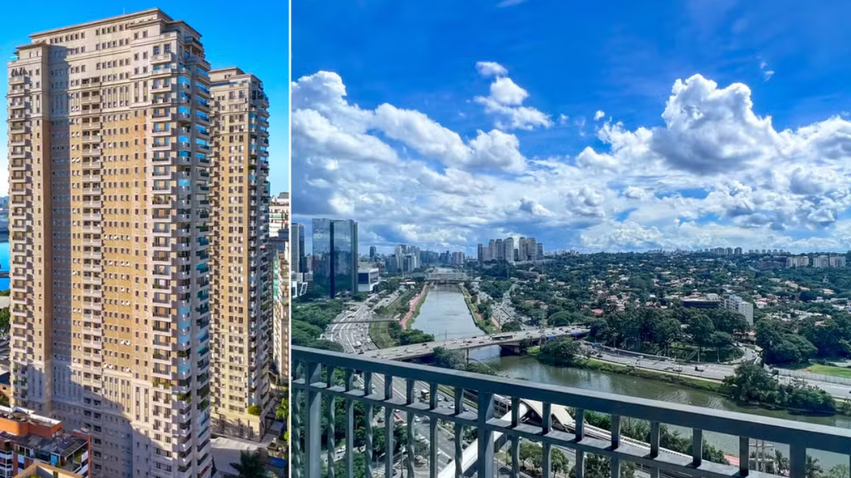 Às margens do Clube Pinheiros, a cobertura do Condomínio Seridó tem mil metros quadrados.
