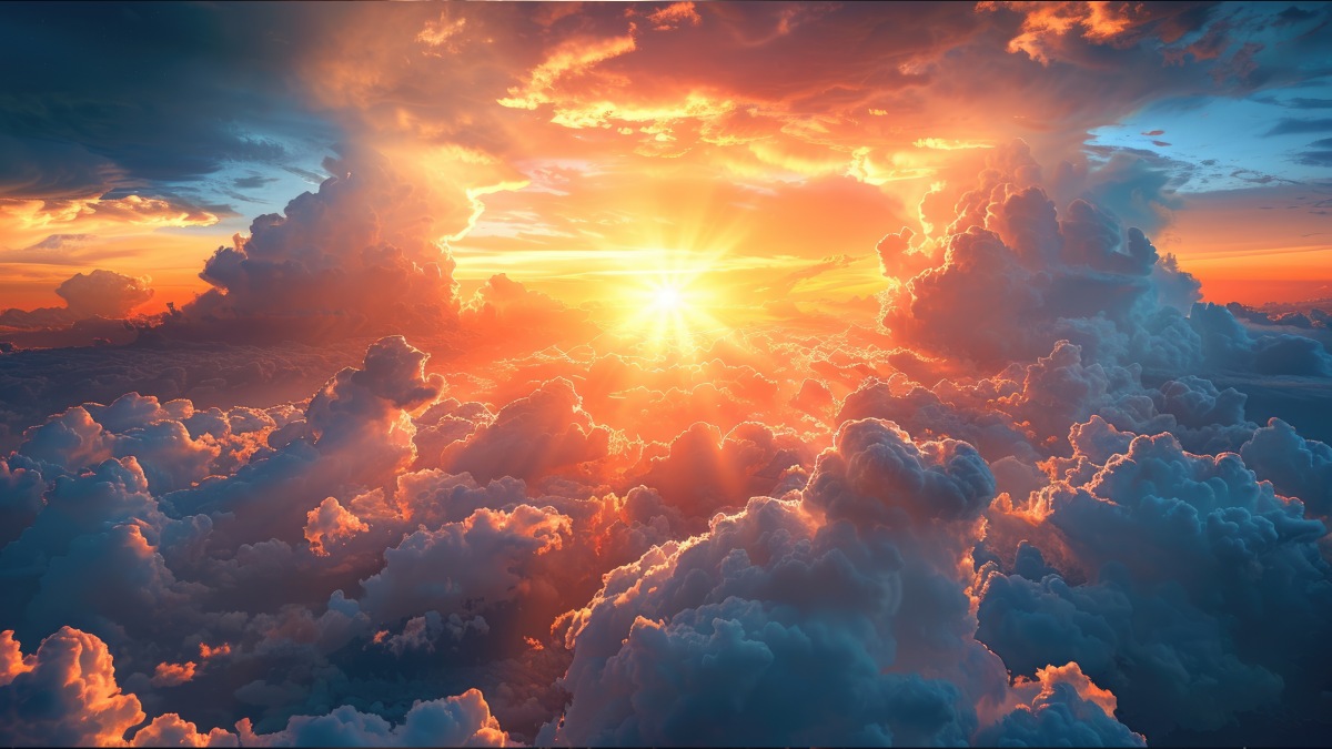 O céu, segundo a Bíblia, não é apenas real é também de uma beleza indescritível. Foto: Freepik